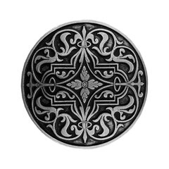 Olde Worlde 1-7/16 Inch Diameter Brilliant Pewter Cabinet Knob Olde Worlde 1-7/16 Inch Diameter Brilliant Pewter Cabinet Knob