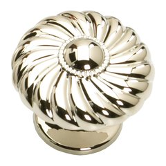 Casual Elegance 1-3/8 Inch Diameter Polished Nickel Cabinet Knob Casual Elegance 1-3/8 Inch Diameter Polished Nickel Cabinet Knob