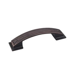 Aberdeen 3-3/4 Inch Center to Center Brushed Oil Rubbed Bronze Cabinet Pull Aberdeen 3-3/4 Inch Center to Center Brushed Oil Rubbed Bronze Cabinet Pull