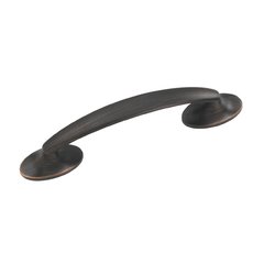 Luna 3 Inch Center to Center Vintage Bronze Cabinet Pull Luna 3 Inch Center to Center Vintage Bronze Cabinet Pull