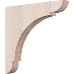 Olympic 1.75"W x 12"D x 12"H Countertop Bracket - Rubberwood Olympic 1.75"W x 12"D x 12"H Countertop Bracket - Rubberwood