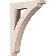 Thorton 1.75"W x 7.5"D x 10.5"H Countertop Bracket - Rubberwood Thorton 1.75"W x 7.5"D x 10.5"H Countertop Bracket - Rubberwood