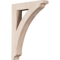 Thorton 1.75"W x 8.5"D x 12"H Countertop Bracket - Walnut Thorton 1.75"W x 8.5"D x 12"H Countertop Bracket - Walnut