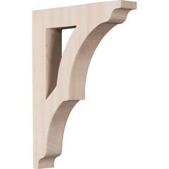 Avila 1.75"W x 8.5"D x 12"H Countertop Bracket - Rubberwood Avila 1.75"W x 8.5"D x 12"H Countertop Bracket - Rubberwood