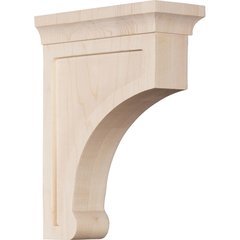 Gomez 2.5"W x 6"D x 8"H Countertop Bracket - Red Oak Gomez 2.5"W x 6"D x 8"H Countertop Bracket - Red Oak