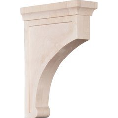 Gomez 2.5"W x 7"D x 10"H Countertop Bracket - Walnut Gomez 2.5"W x 7"D x 10"H Countertop Bracket - Walnut