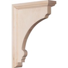 Thompson 2.5"W x 7"D x 10"H Countertop Bracket - Alder Thompson 2.5"W x 7"D x 10"H Countertop Bracket - Alder