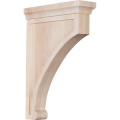 Gomez 2.5"W x 8"D x 12"H Countertop Bracket - Red Oak Gomez 2.5"W x 8"D x 12"H Countertop Bracket - Red Oak
