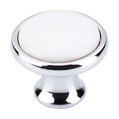 Somerset 1-1/4 Inch Diameter Polished Chrome Cabinet Knob Somerset 1-1/4 Inch Diameter Polished Chrome Cabinet Knob