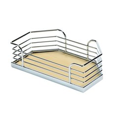 Arena Plus Chefs Pantry Door Tray Set 14-1/8 inch W Chrome/Maple Arena Plus Chefs Pantry Door Tray Set 14-1/8 inch W Chrome/Maple