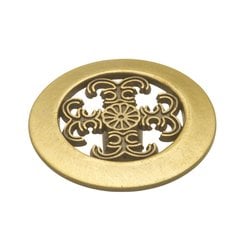 Cavalier 1-1/2 Inch Diameter Antique Brass Cabinet Knob Cavalier 1-1/2 Inch Diameter Antique Brass Cabinet Knob