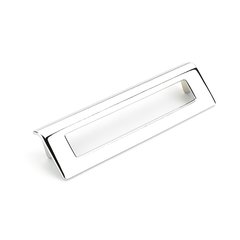 Finestrino 6-5/16 Inch Center to Center Polished Chrome Cabinet Pull Finestrino 6-5/16 Inch Center to Center Polished Chrome Cabinet Pull