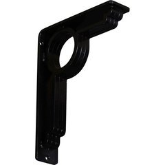 Maria 2"W x 7.5"D x 10"H Countertop Bracket - Iron/Steel Powder Coated Black Maria 2"W x 7.5"D x 10"H Countertop Bracket - Iron/Steel Powder Coated Black