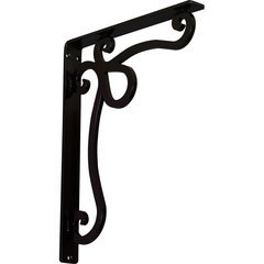Orleans 1.5"W x 12"D x 15"H Countertop Bracket - Iron/Steel Powder Coated Black Orleans 1.5"W x 12"D x 15"H Countertop Bracket - Iron/Steel Powder Coated Black