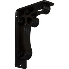 Orleans 2"W x 5.5"D x 8"H Countertop Bracket - Iron/Steel Powder Coated Black Orleans 2"W x 5.5"D x 8"H Countertop Bracket - Iron/Steel Powder Coated Black