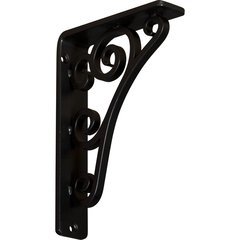 Tristan 1.5"W x 5.5"D x 8"H Countertop Bracket - Iron/Steel Powder Coated Black Tristan 1.5"W x 5.5"D x 8"H Countertop Bracket - Iron/Steel Powder Coated Black