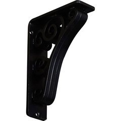 Tristan 2"W x 5.5"D x 8"H Countertop Bracket - Iron/Steel Powder Coated Black Tristan 2"W x 5.5"D x 8"H Countertop Bracket - Iron/Steel Powder Coated Black