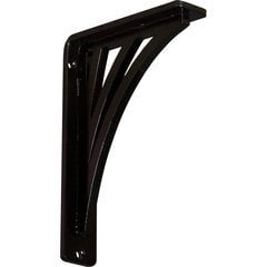 Nevio 1.5"W x 5.5"D x 8"H Countertop Bracket - Iron/Steel Powder Coated Black Nevio 1.5"W x 5.5"D x 8"H Countertop Bracket - Iron/Steel Powder Coated Black