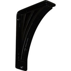 Nevio 2"W x 5.5"D x 8"H Countertop Bracket - Iron/Steel Powder Coated Black Nevio 2"W x 5.5"D x 8"H Countertop Bracket - Iron/Steel Powder Coated Black