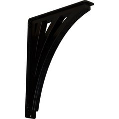 Nevio 2"W x 12"D x 15"H Countertop Bracket - Iron/Steel Powder Coated Black Nevio 2"W x 12"D x 15"H Countertop Bracket - Iron/Steel Powder Coated Black
