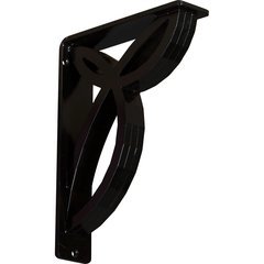 Versailles 2"W x 7.5"D x 10"H Countertop Bracket - Iron/Steel Powder Coated Black Versailles 2"W x 7.5"D x 10"H Countertop Bracket - Iron/Steel Powder Coated Black