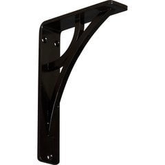Galveston 1.5"W x 5.5"D x 8"H Countertop Bracket - Iron/Steel Powder Coated Black Galveston 1.5"W x 5.5"D x 8"H Countertop Bracket - Iron/Steel Powder Coated Black