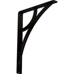 Galveston 1.5"W x 12"D x 15"H Countertop Bracket - Iron/Steel Powder Coated Black Galveston 1.5"W x 12"D x 15"H Countertop Bracket - Iron/Steel Powder Coated Black