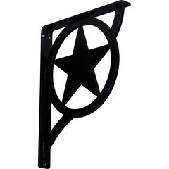 Austin 1.5"W x 12"D x 15"H Countertop Bracket - Iron/Steel Powder Coated Black Austin 1.5"W x 12"D x 15"H Countertop Bracket - Iron/Steel Powder Coated Black