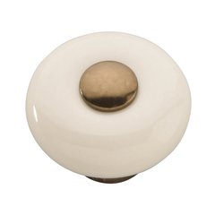 Tranquility 1-1/4 Inch Diameter Veneti Bronze & Light Almond Cabinet Knob Tranquility 1-1/4 Inch Diameter Veneti Bronze & Light Almond Cabinet Knob