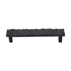 Cobblestone 5-1/16 Inch Center to Center Coal Black Cabinet Pull Cobblestone 5-1/16 Inch Center to Center Coal Black Cabinet Pull