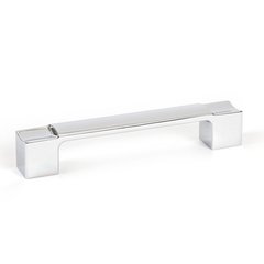 Segment 5-1/16 Inch Center to Center Polished Chrome Cabinet Pull Segment 5-1/16 Inch Center to Center Polished Chrome Cabinet Pull