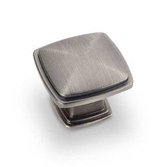 Milan 1 1-3/16 Inch Diameter Bright Nickel Brushed with Dull Lacquer Cabinet Knob Milan 1 1-3/16 Inch Diameter Bright Nickel Brushed with Dull Lacquer Cabinet Knob