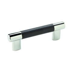 Esquire Pull 3" & 3-3/4" C/C Polished Nickel/Black Bronze Esquire Pull 3" & 3-3/4" C/C Polished Nickel/Black Bronze