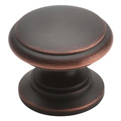 Solid Brass 1-1/4 Inch Diameter Oil Rubbed Bronze Cabinet Knob Solid Brass 1-1/4 Inch Diameter Oil Rubbed Bronze Cabinet Knob