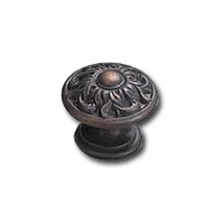 Corinthian 1-3/8 Inch Diameter Ancient Bronze Cabinet Knob Corinthian 1-3/8 Inch Diameter Ancient Bronze Cabinet Knob