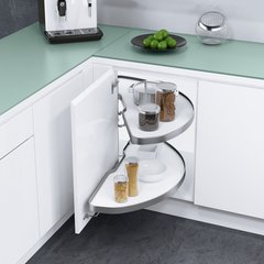 Cornerstone Blind Corner for 36 inch Cabinets RH White/Silver Cornerstone Blind Corner for 36 inch Cabinets RH White/Silver