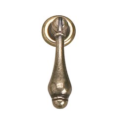 Povera 7/8 Inch Diameter Burnished Brass Pendant Pull Povera 7/8 Inch Diameter Burnished Brass Pendant Pull