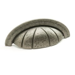 Siena 3 Inch Center to Center Vibra Nickel Cabinet Cup Pull Siena 3 Inch Center to Center Vibra Nickel Cabinet Cup Pull
