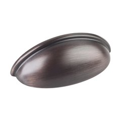 Florence 3 Inch Center to Center Dark Brushed Antique Copper Cabinet Cup Pull Florence 3 Inch Center to Center Dark Brushed Antique Copper Cabinet Cup Pull