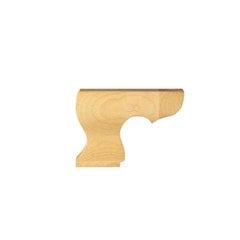 Hampton Left Bun Foot Unfinished Hard Maple Hampton Left Bun Foot Unfinished Hard Maple