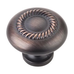 Cypress 1-1/4 Inch Diameter Dark Brushed Antique Copper Cabinet Knob Cypress 1-1/4 Inch Diameter Dark Brushed Antique Copper Cabinet Knob