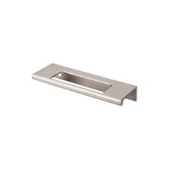 Mercer 3-3/4 Inch Center to Center Brushed Satin Nickel Finger Pull Mercer 3-3/4 Inch Center to Center Brushed Satin Nickel Finger Pull