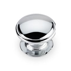 Durham 1-1/4 Inch Diameter Polished Chrome Cabinet Knob Durham 1-1/4 Inch Diameter Polished Chrome Cabinet Knob