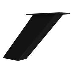 Noda Countertop Post Support 5" High Gloss Black Noda Countertop Post Support 5" High Gloss Black