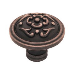 French Romantics 1-1/2 Inch Diameter Bronze W/Copper Highlights Cabinet Knob French Romantics 1-1/2 Inch Diameter Bronze W/Copper Highlights Cabinet Knob