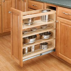 Rev A Shelf 3 Tier Organizer 5"-Wood For 19 inch Depth Rev A Shelf 3 Tier Organizer 5"-Wood For 19 inch Depth
