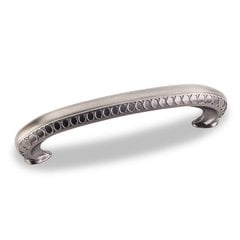 Symphony 3-3/4 Inch Center to Center Bright Nickel Brushed with Dull Lacquer Cabinet Pull Symphony 3-3/4 Inch Center to Center Bright Nickel Brushed with Dull Lacquer Cabinet Pull