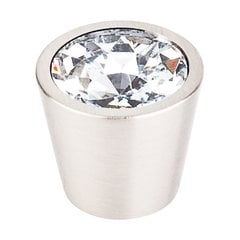 Crystal 3/4 Inch Diameter Clear Crystal Cabinet Knob Crystal 3/4 Inch Diameter Clear Crystal Cabinet Knob