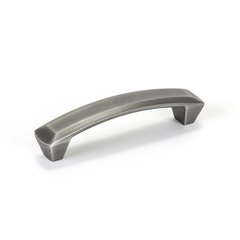 Laura 3-3/4 Inch Center to Center Vintage Nickel Cabinet Pull Laura 3-3/4 Inch Center to Center Vintage Nickel Cabinet Pull