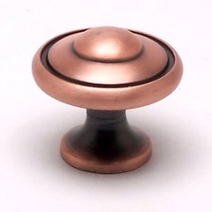 Euro Traditions 1-3/16 Inch Diameter Brushed Antique Copper Cabinet Knob Euro Traditions 1-3/16 Inch Diameter Brushed Antique Copper Cabinet Knob